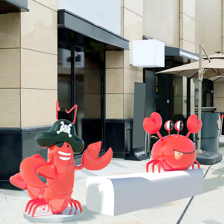 Big Lobster Statue detail image 7