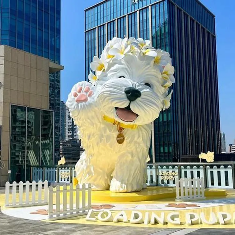 Outdoor Dog Statue detail image 5