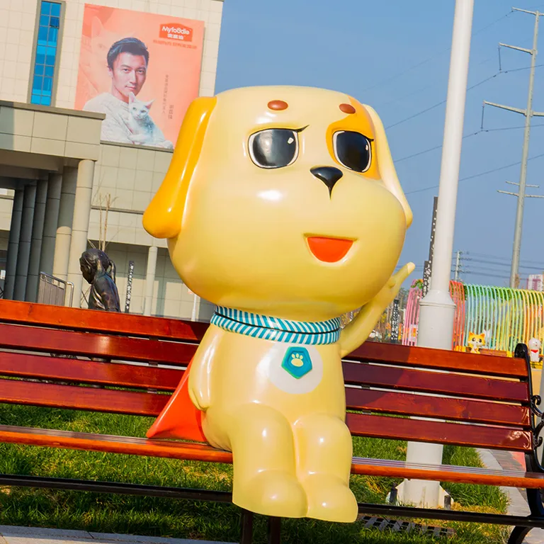 Outdoor Dog Statue detail image 3