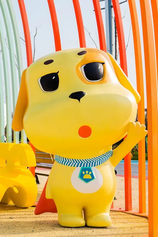 Outdoor Dog Statue detail image 4