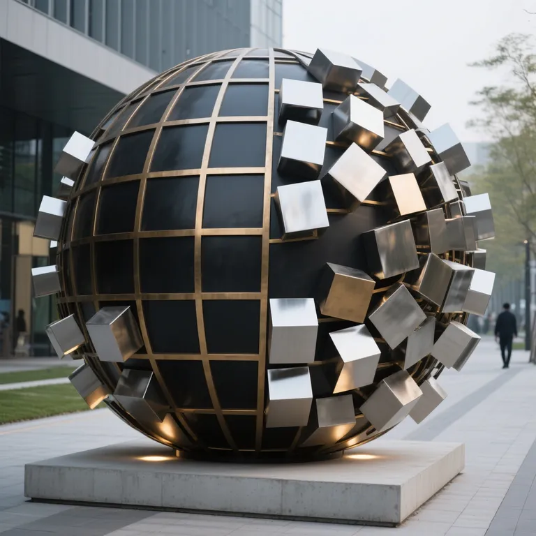 Abstract Geometric Decor detail image 5