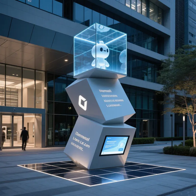 Contemporary Geometric Statue