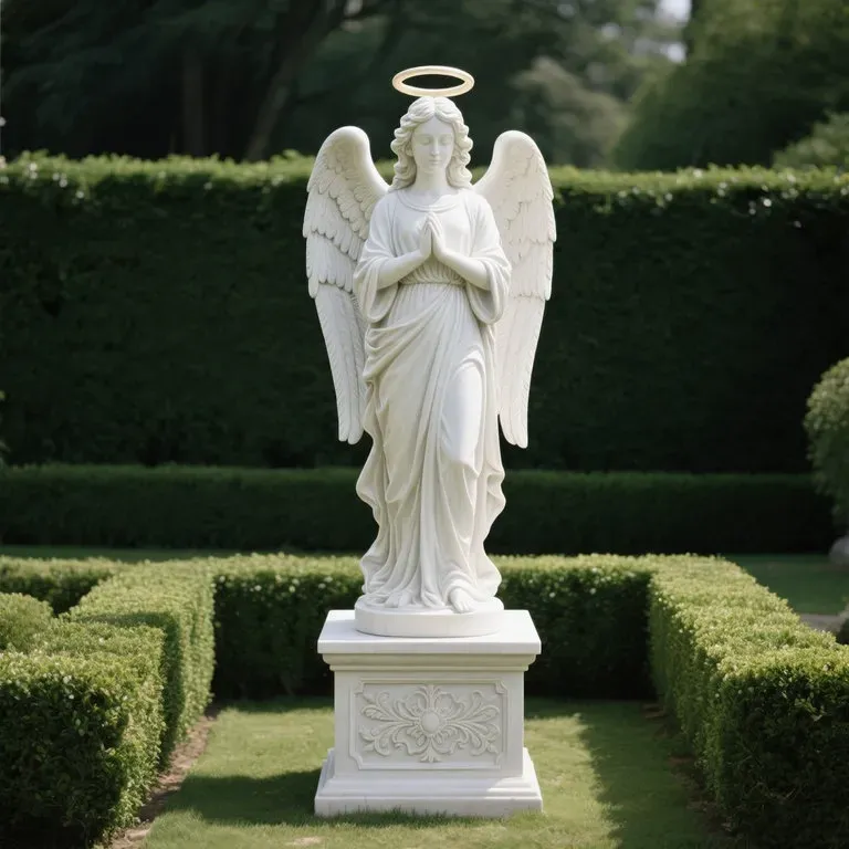 Gabriel Angel Statue detail image 4