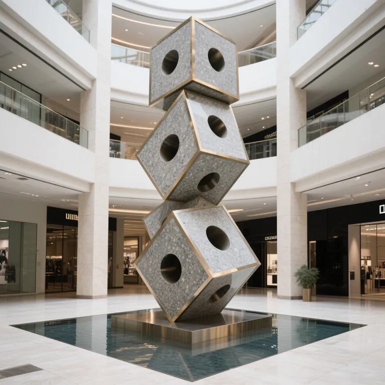 Geometric Abstraction Art Piece detail image 3