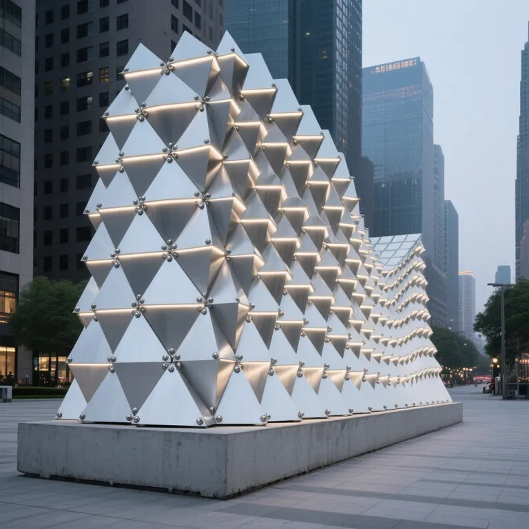 Large Outdoor Abstract Sculpture detail image 3