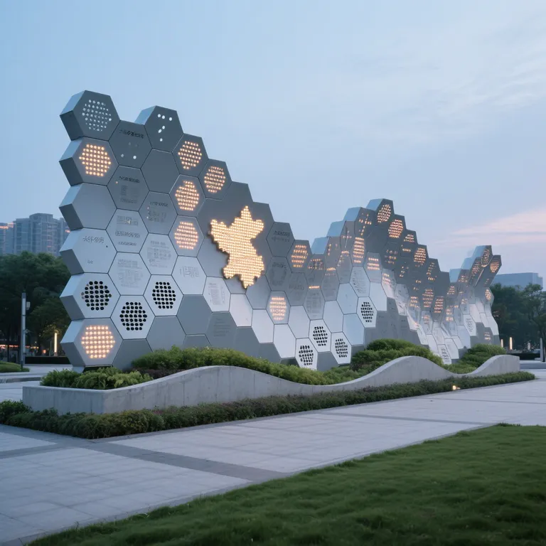 Large Outdoor Abstract Sculpture