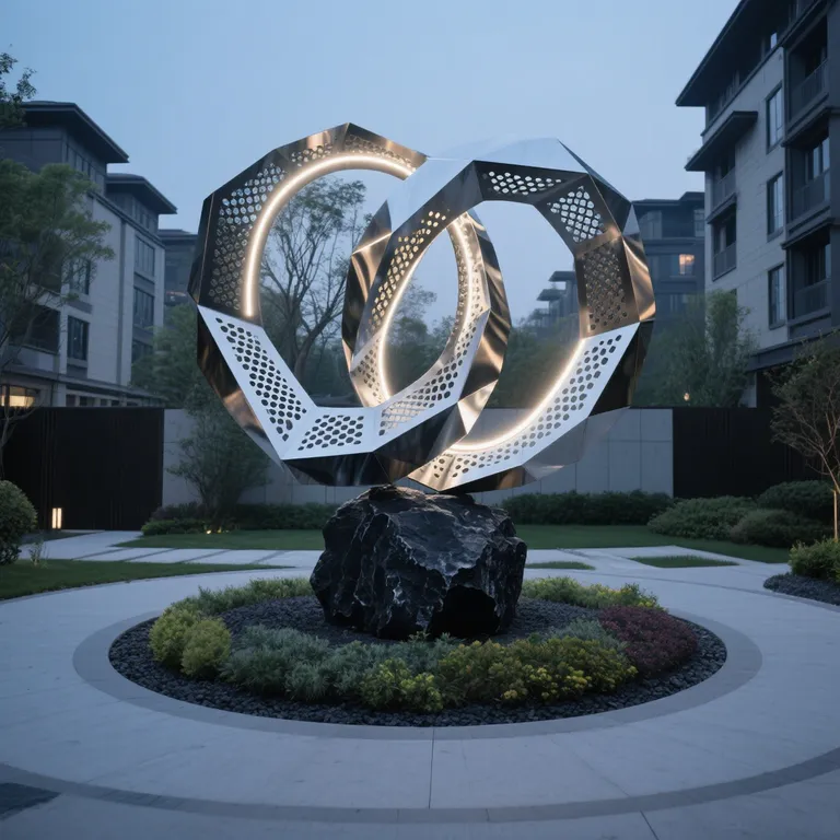 Modern Metal Art Sculpture