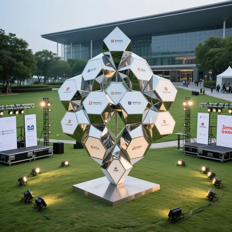 Modern Metal Art Sculpture detail image 4