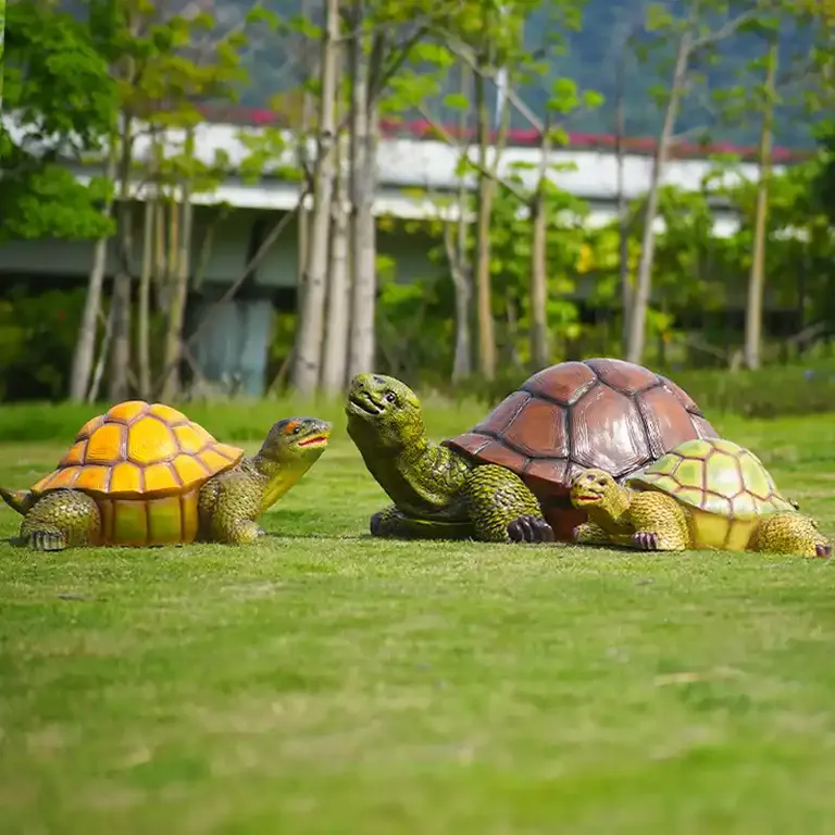 Turtle Garden Statue detail image 2