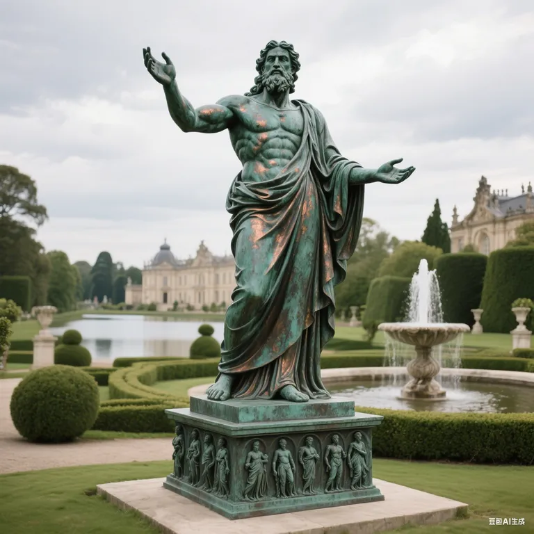 Zeus Sculpture detail image 2