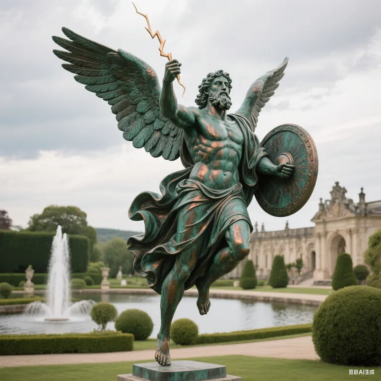 Zeus Sculpture detail image 3