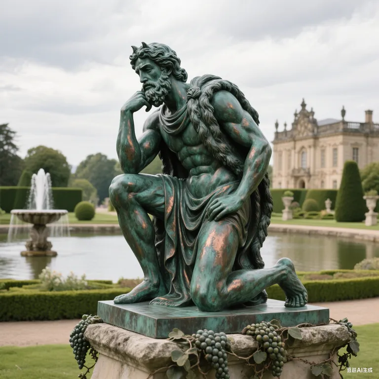 Zeus Sculpture detail image 4