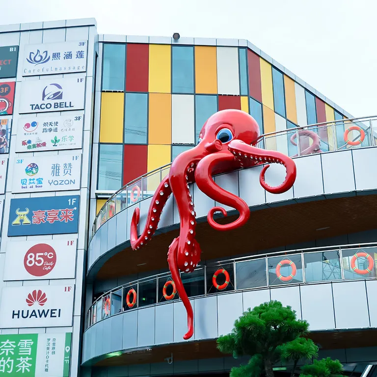 Large Octopus Statue​ detail image 5