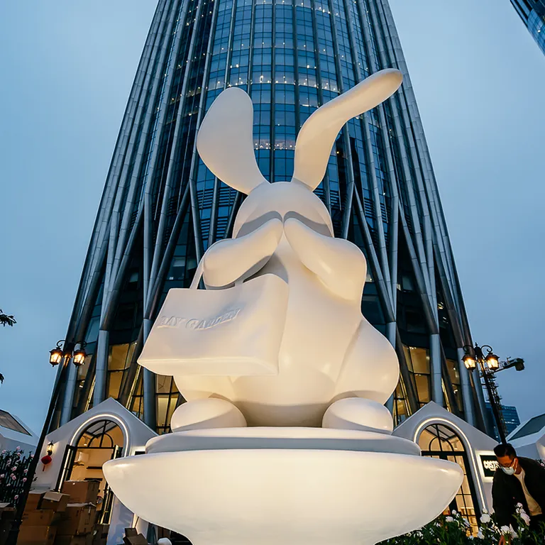White Rabbit Statue​