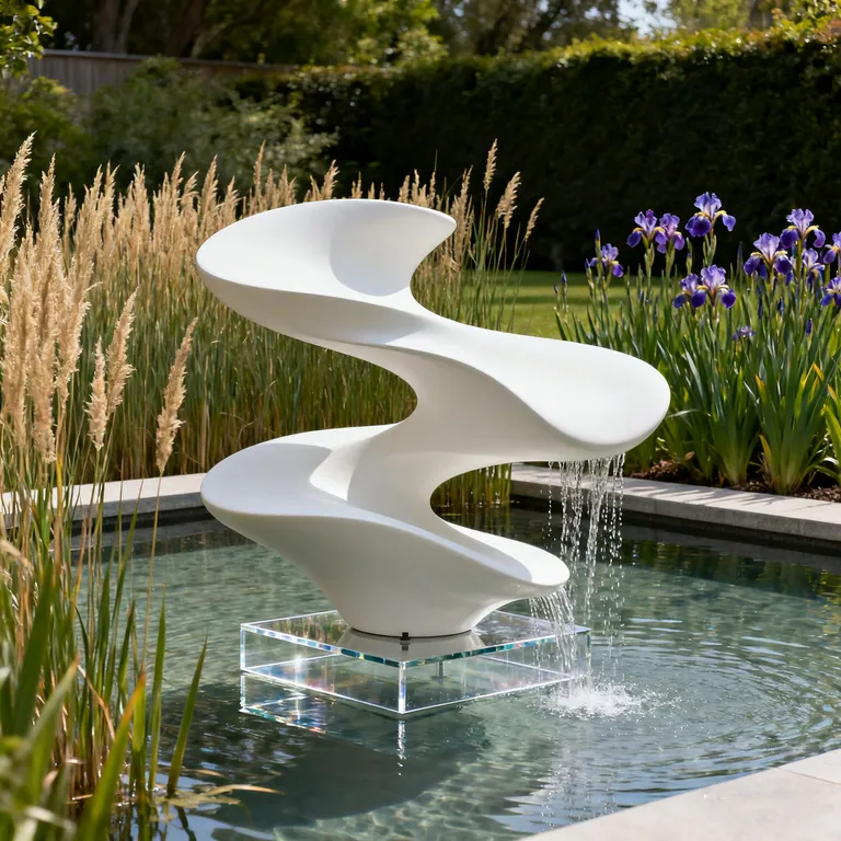 Abstract Kinetic Garden Sculpture detail image 2