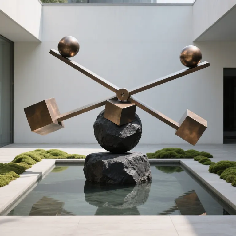 Abstract Minimalist Art Statue