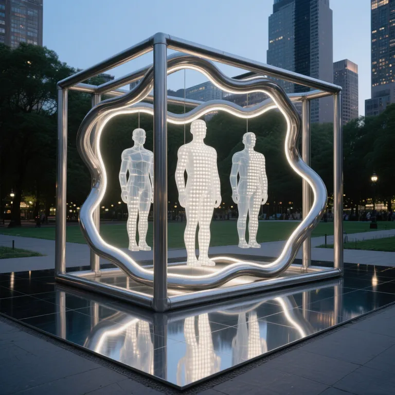 Elegant Minimalist Home Sculpture