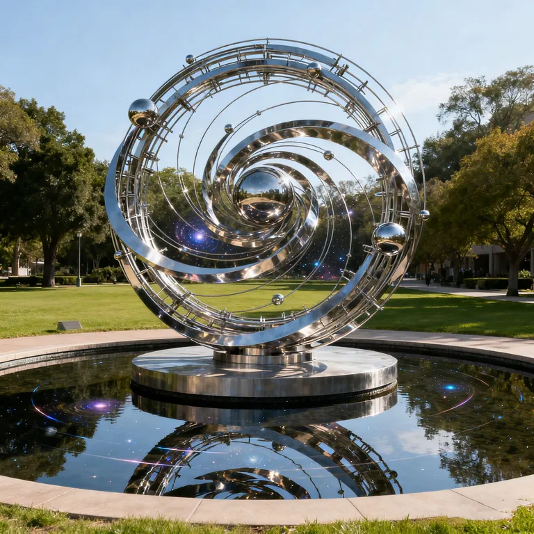 Large Kinetic Metal Art detail image 2