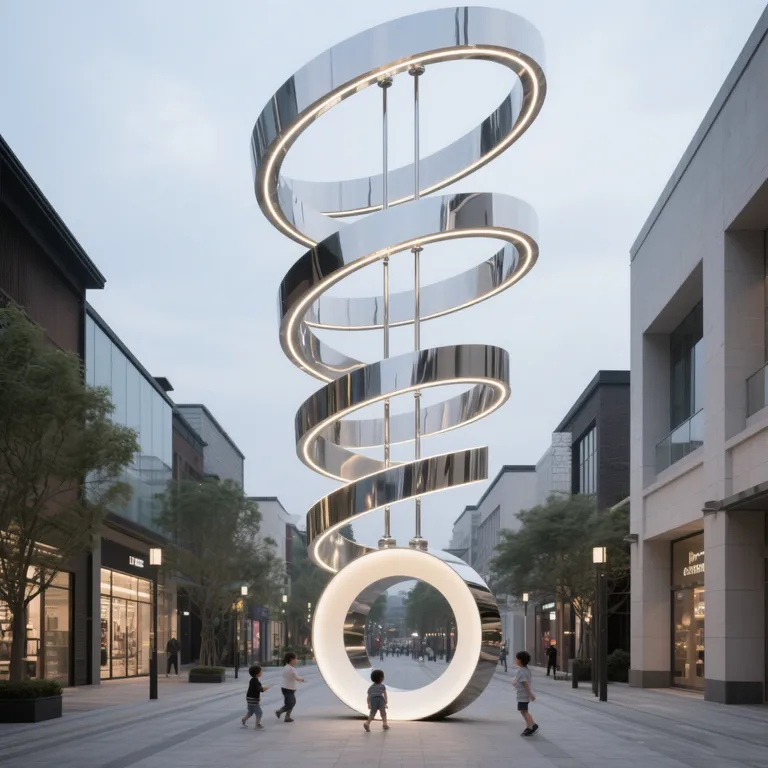 Minimalist Abstract Decor Sculpture detail image 3