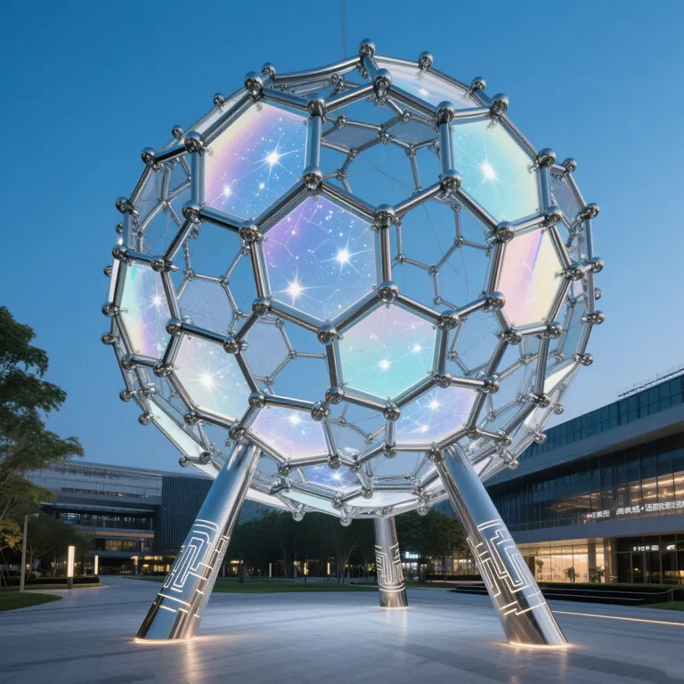 Minimalist Abstract Metal Sculpture