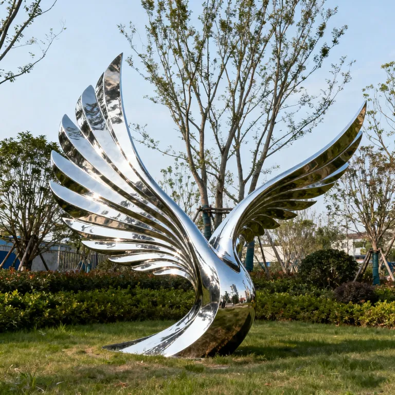 Stainless Steel Kinetic Sculpture detail image 2