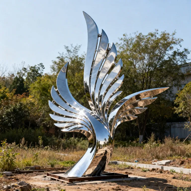 Stainless Steel Kinetic Sculpture detail image 3