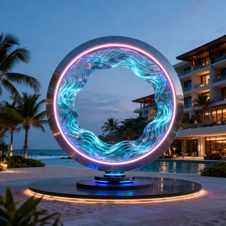 Wind-Powered Kinetic Sculpture detail image 4