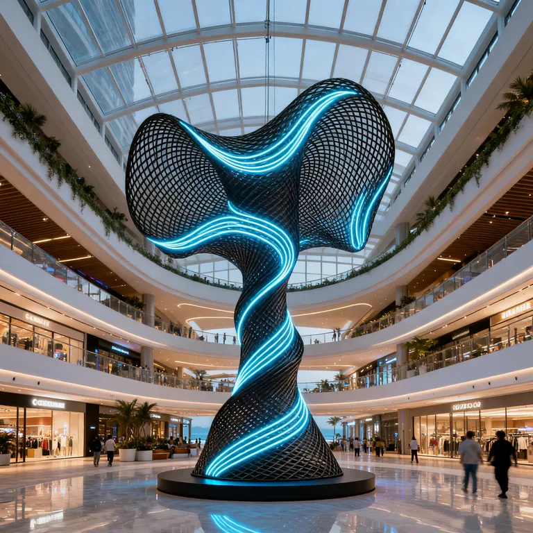 Wind-Powered Kinetic Sculpture