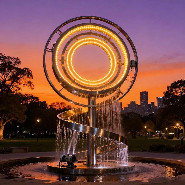 Wind-Powered Kinetic Sculpture