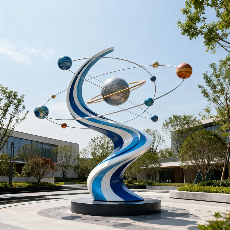 Contemporary Outdoor Kinetic Sculpture