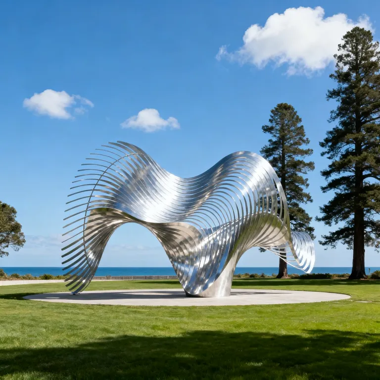 Elegant Wind Kinetic Sculpture detail image 2