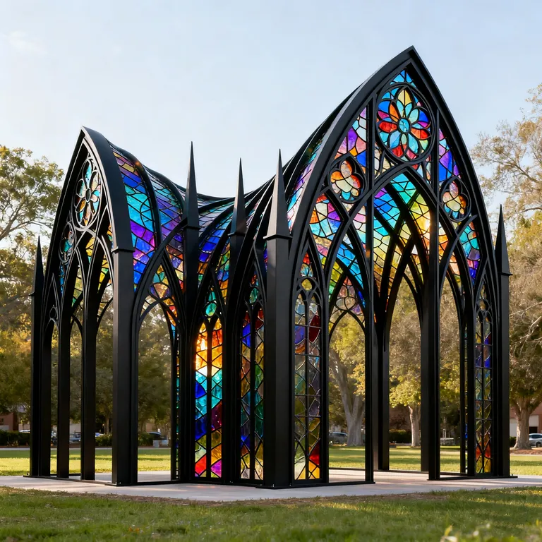 Elegant Wind Kinetic Sculpture