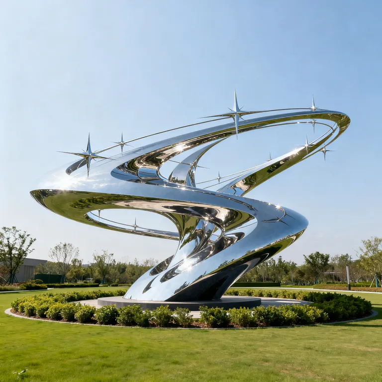 Modern Garden Kinetic Sculpture detail image 3