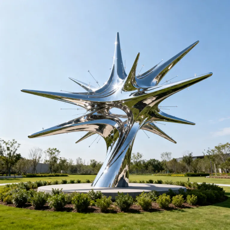 Modern Garden Kinetic Sculpture detail image 4